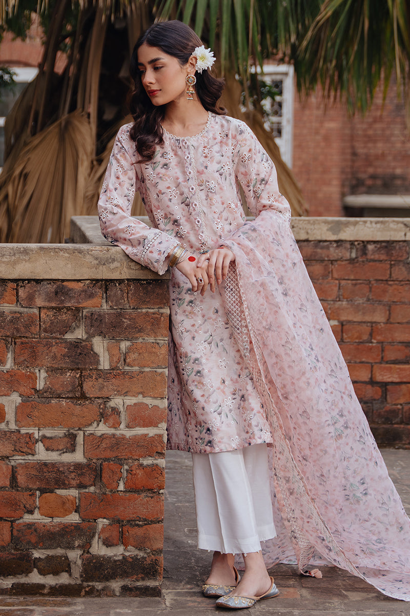 ROSE TAN-2PC (SHIRT & DUPATTA)