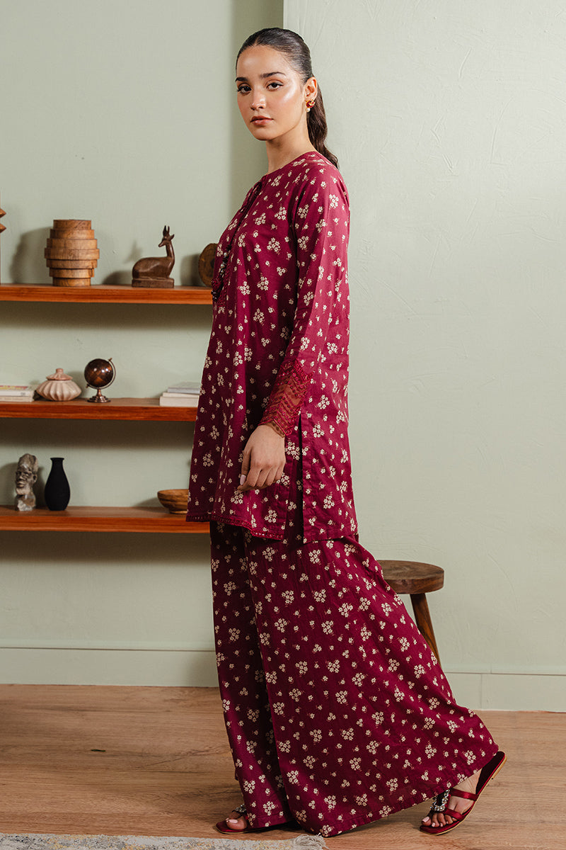 MAJESTIC MAROON-2PC (SHIRT & TROUSER)