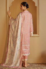 ROSY DEW-3 PC KHADDAR EMBROIDERED SUIT