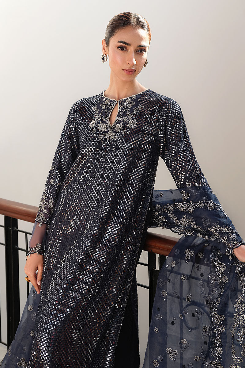 WHISPERING WILLOW-3PC SILK EMBROIDERED PRET