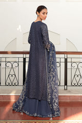 WHISPERING WILLOW-3PC SILK EMBROIDERED PRET