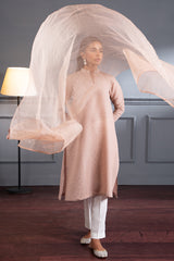 PALE PINK- 2 PC (SHIRT & DUPATTA)