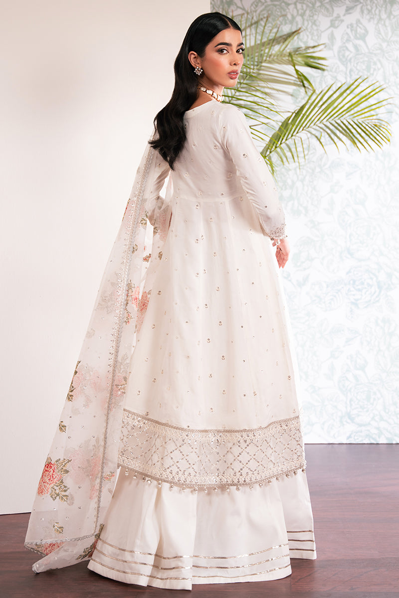 PEARL HAZE-3 PC EMBROIDERED SILK SUIT