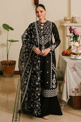 NOIR ORNATE-3 PIECE EMBROIDERED LAWN SUIT