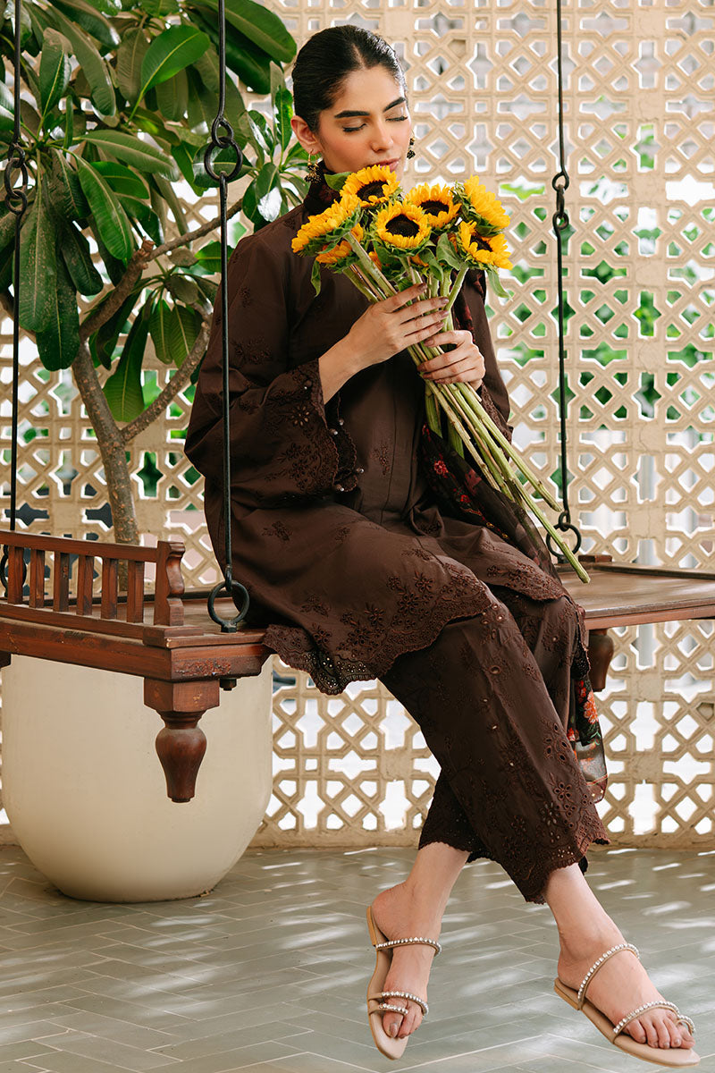 FLORET GLAM-3PC (SHIRT, TROUSER & DUPATTA)
