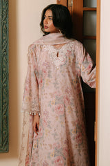 PINK CARNATION-3PC PRINTED CAMBRIC SUIT