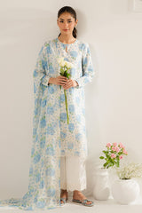 AQUATIC MAZE-2PC (SHIRT & DUPATTA)