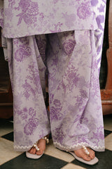FLORAL MUSK-3PC PRINTED CAMBRIC SUIT