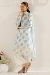 AQUATIC MAZE-2PC (SHIRT & DUPATTA)