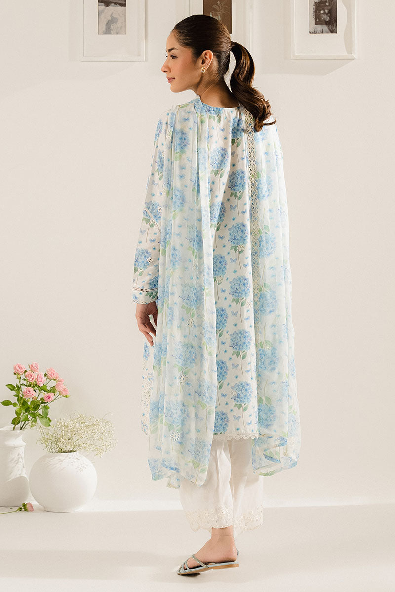 AQUATIC MAZE-2PC (SHIRT & DUPATTA)