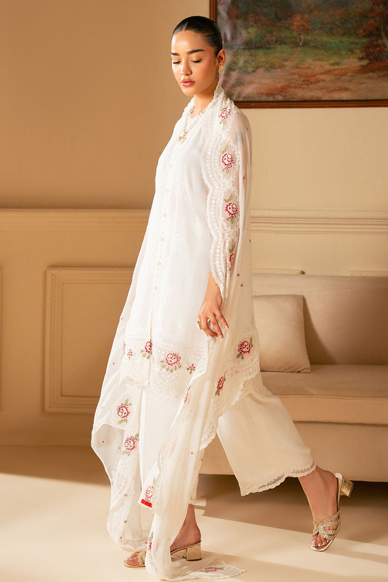 WHITE WHISPER-3PC (SHIRT, TROUSER & DUPATTA)