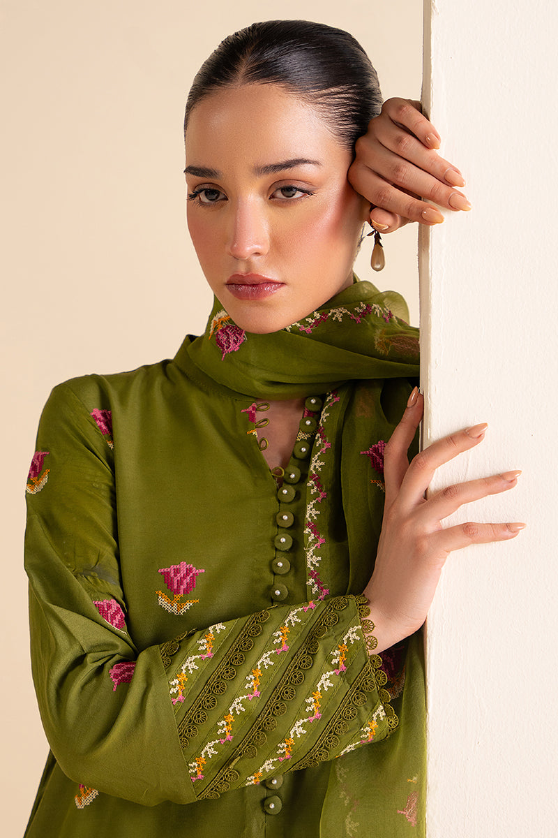 OLIVE BRANCH-2 PIECE (SHIRT & DUPATTA)