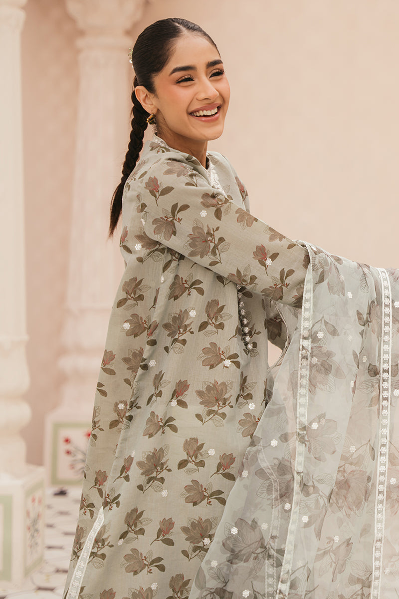 OLIVE ARDOR-2 PIECE (SHIRT AND DUPATTA)