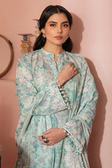 MINT HAZE-3 PC (SHIRT, TROUSER & DUPATTA)