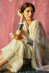 DUSTY BLOOM STITCH 3PC: LAWN EMBROIDERED  SUIT