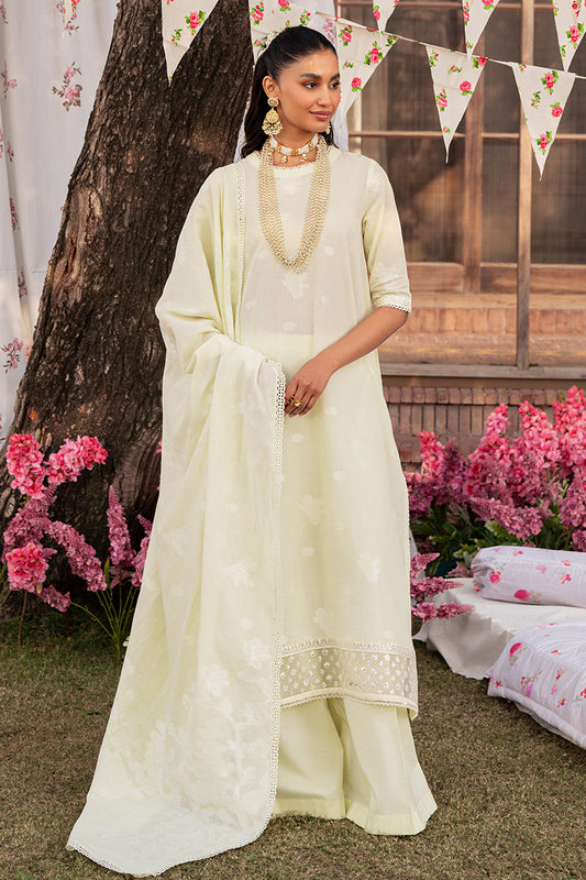 DAINTY DOVE-3 PIECE EMBROIDERED JACQUARD