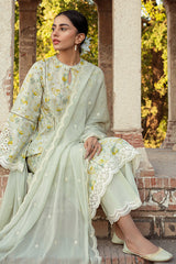 LIME PRIMROSE-3 PIECE LAWN PRINTED SUIT