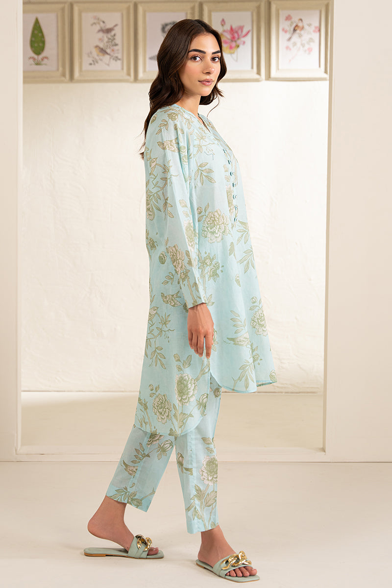 LIME GLOW-2PC (SHIRT & TROUSER)