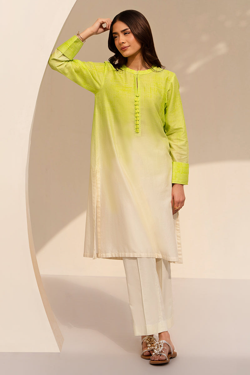 LIME AURA-2 PIECE (SHIRT & TROUSER)