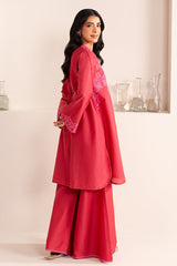 VIVID FUCHSIA-2 PIECE EMBROIDERED LAWN SUIT