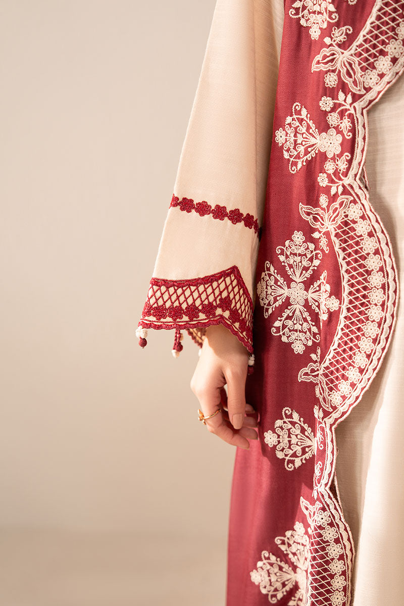 CRIMSON BLUSH-2PC (SHIRT & DUPATTA)