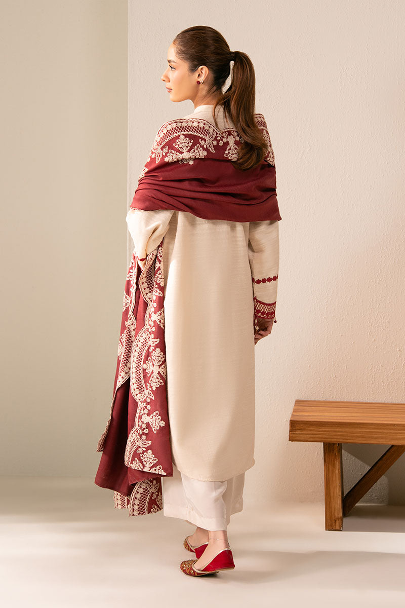 CRIMSON BLUSH-2PC (SHIRT & DUPATTA)