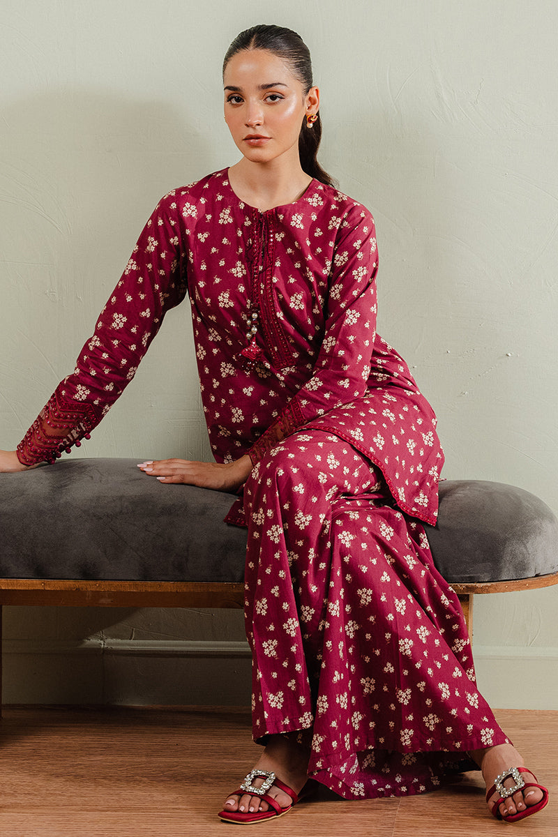 MAJESTIC MAROON-2PC (SHIRT & TROUSER)