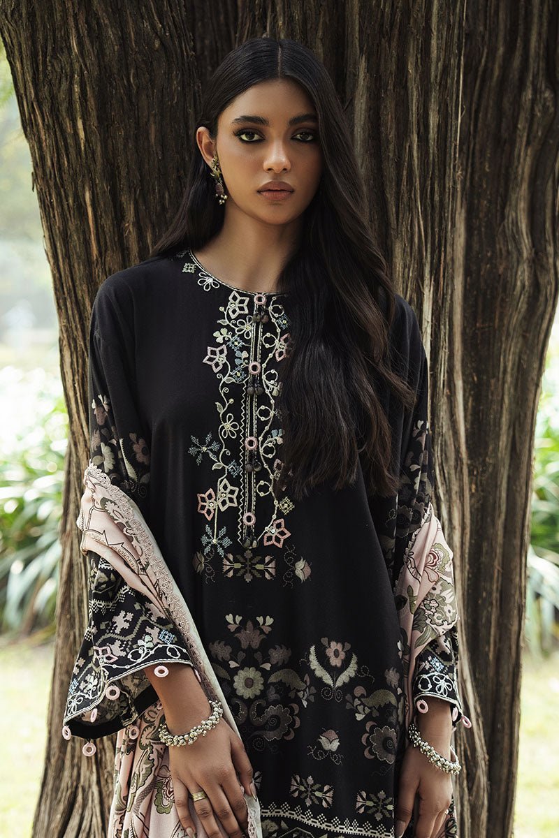 BLACK NOIR-3PC PRINTED MARINA SUIT