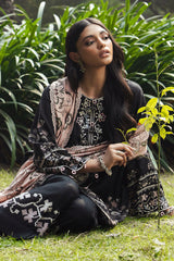 BLACK NOIR-3PC PRINTED MARINA SUIT