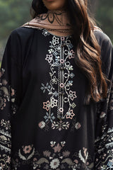 BLACK NOIR-3PC PRINTED MARINA SUIT