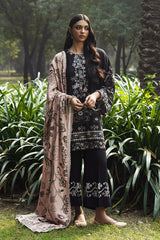 BLACK NOIR-3PC PRINTED MARINA SUIT