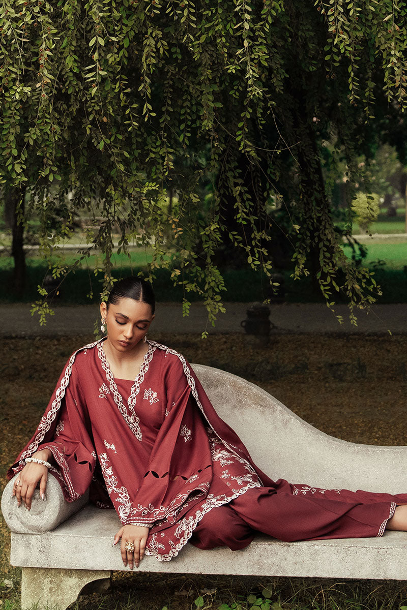 ROUGE LUXE-3PC EMBROIDERED MARINA SUIT