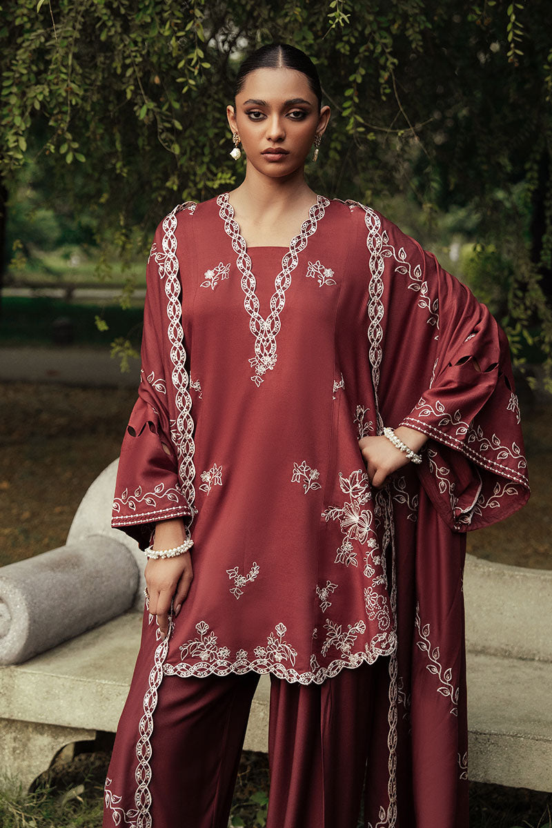 ROUGE LUXE-3PC EMBROIDERED MARINA SUIT