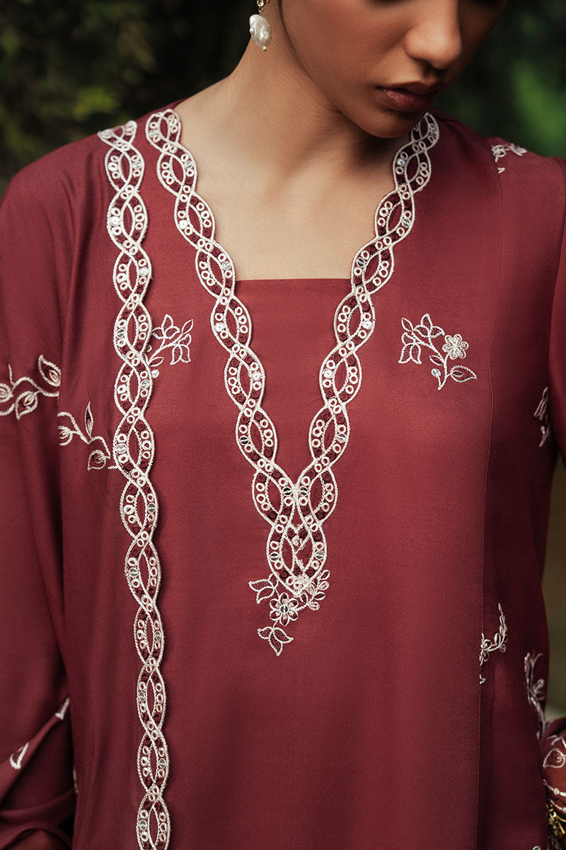 ROUGE LUXE-3PC EMBROIDERED MARINA SUIT