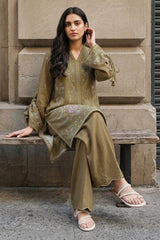 ETHEREAL GEM-2PC LINEN PRINTED SUIT