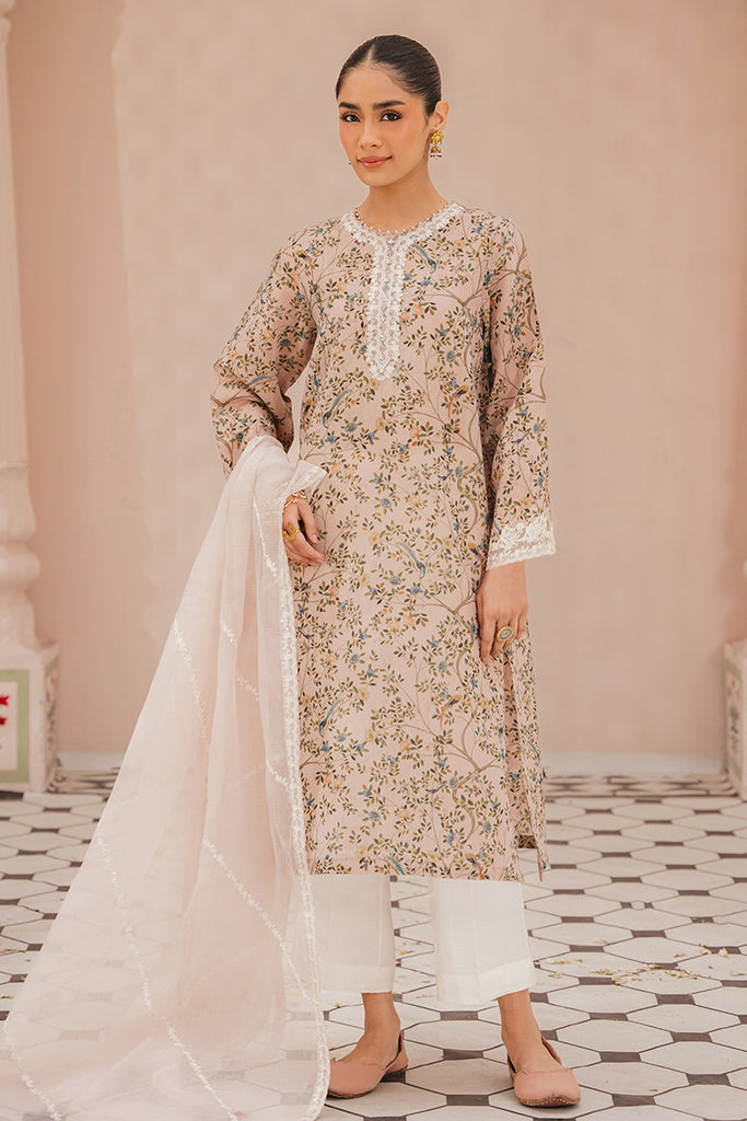 ASH ROSE-2 PIECE (SHIRT & DUPATTA)