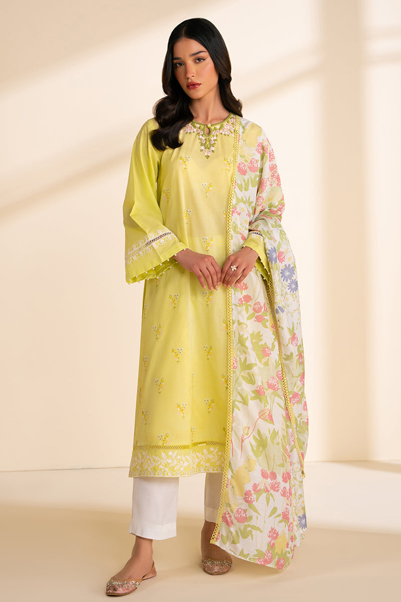 FLORESCENT GLOW-2 PC (SHIRT & DUPATTA)