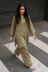 ETHEREAL GEM-2PC LINEN PRINTED SUIT