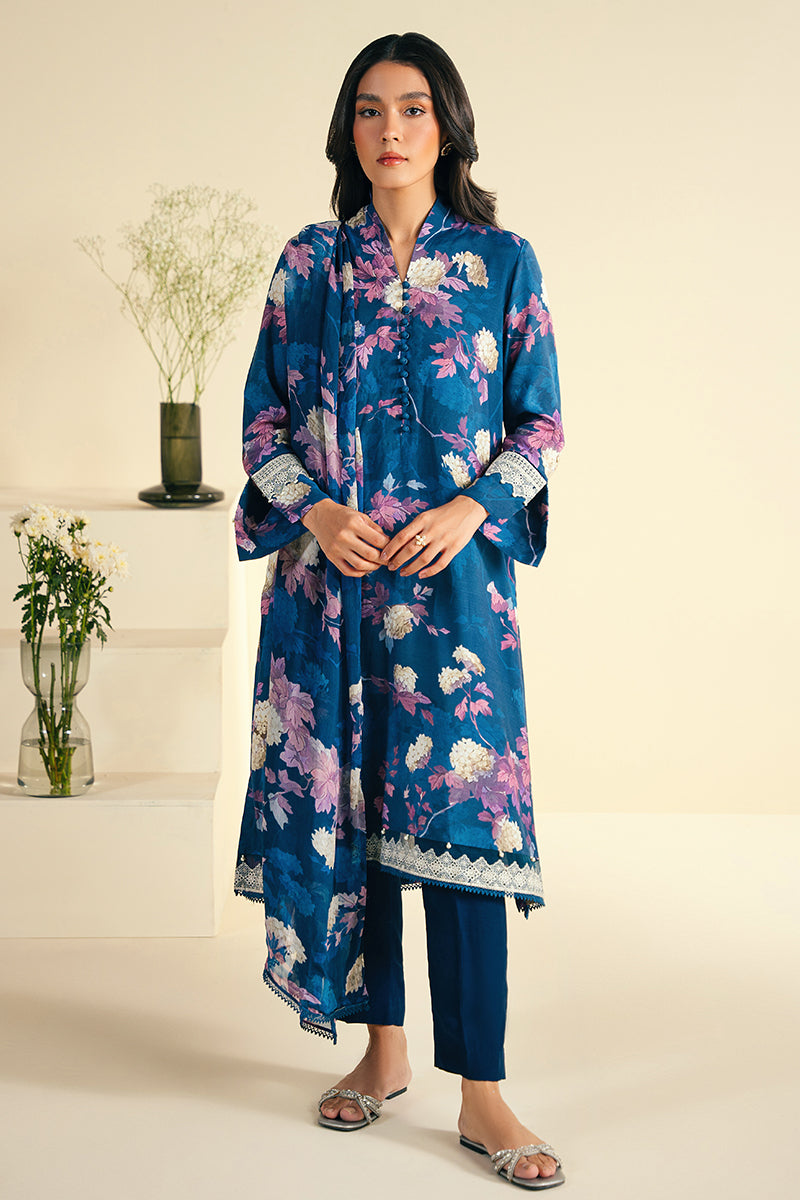 RADIANT BLOOM- 2 PC (SHIRT & DUPATTA)