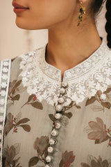 OLIVE ARDOR-2 PIECE (SHIRT AND DUPATTA)
