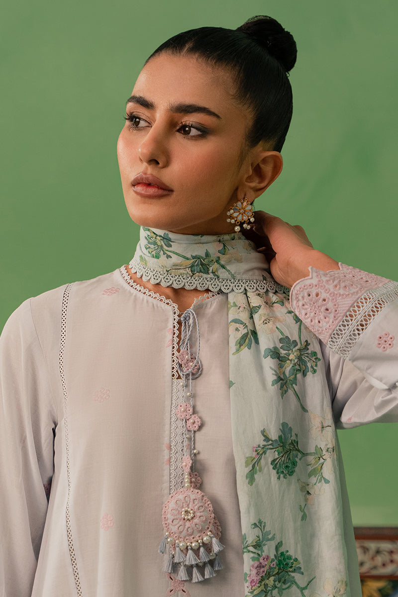 AQUA PEARL-3 PIECE LAWN EMBROIDERED SUIT