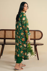 GREEN SPARKLE-2 PC (SHIRT & DUPATTA)