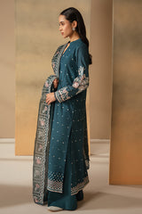 MIDNIGHT BLOOM-3 PIECE EMBROIDERED LAWN SUIT