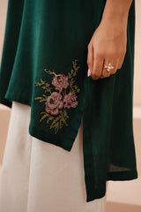 FOREST FERN DYED LINEN SHIRT