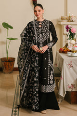 NOIR ORNATE-3 PIECE EMBROIDERED LAWN SUIT