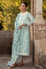 WHISPERING DOVE STITCH 3PC: LAWN EMBROIDERED  SUIT