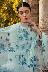 WHISPERING DOVE STITCH 3PC: LAWN EMBROIDERED  SUIT