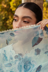 WHISPERING DOVE STITCH 3PC: LAWN EMBROIDERED  SUIT
