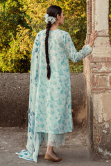 WHISPERING DOVE STITCH 3PC: LAWN EMBROIDERED  SUIT