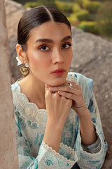 WHISPERING DOVE STITCH 3PC: LAWN EMBROIDERED  SUIT